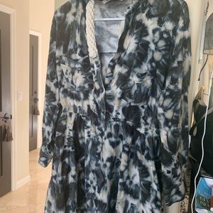 Zara Tie Dye Mini Dress/Tunic Top